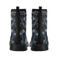 Skull Gothic Leather boots, Halloween boots, Candy Sugar skull boots