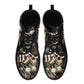 Skull Gothic Leather boots, Halloween boots, Candy Sugar skull boots