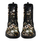 Skull Gothic Leather boots, Halloween boots, Candy Sugar skull boots