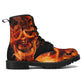 Skull Gothic Leather boots, Halloween boots, Candy Sugar skull boots