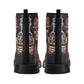 Skull Gothic Leather boots, Halloween boots, Candy Sugar skull boots