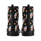 Skull Gothic Leather boots, Halloween boots, Candy Sugar skull boots