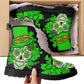 Skull Gothic Leather boots, Halloween boots, Candy Sugar skull boots