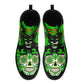 Skull Gothic Leather boots, Halloween boots, Candy Sugar skull boots