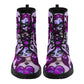 Skull Leather boots, Halloween boots, Sugar skull boots