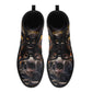 Skull Leather boots, Halloween boots, Sugar skull boots