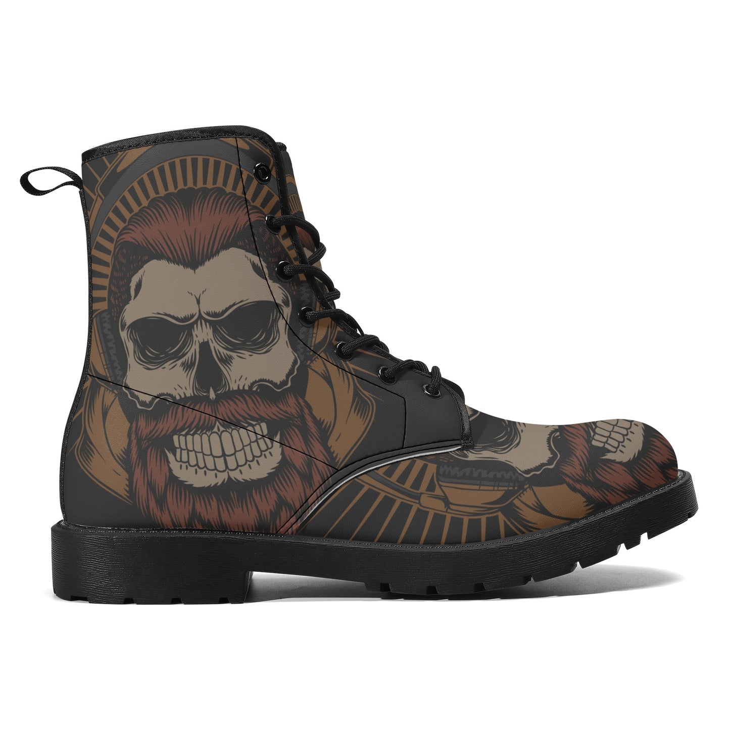 Skull Leather boots, Halloween boots, Sugar skull boots