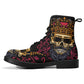 Skull Leather boots, Halloween boots, Sugar skull boots