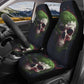 Evil front and back car seat covers, biker skull car accessories, flower skull rug mat for car, flaming skull floor mat for car, skull truck