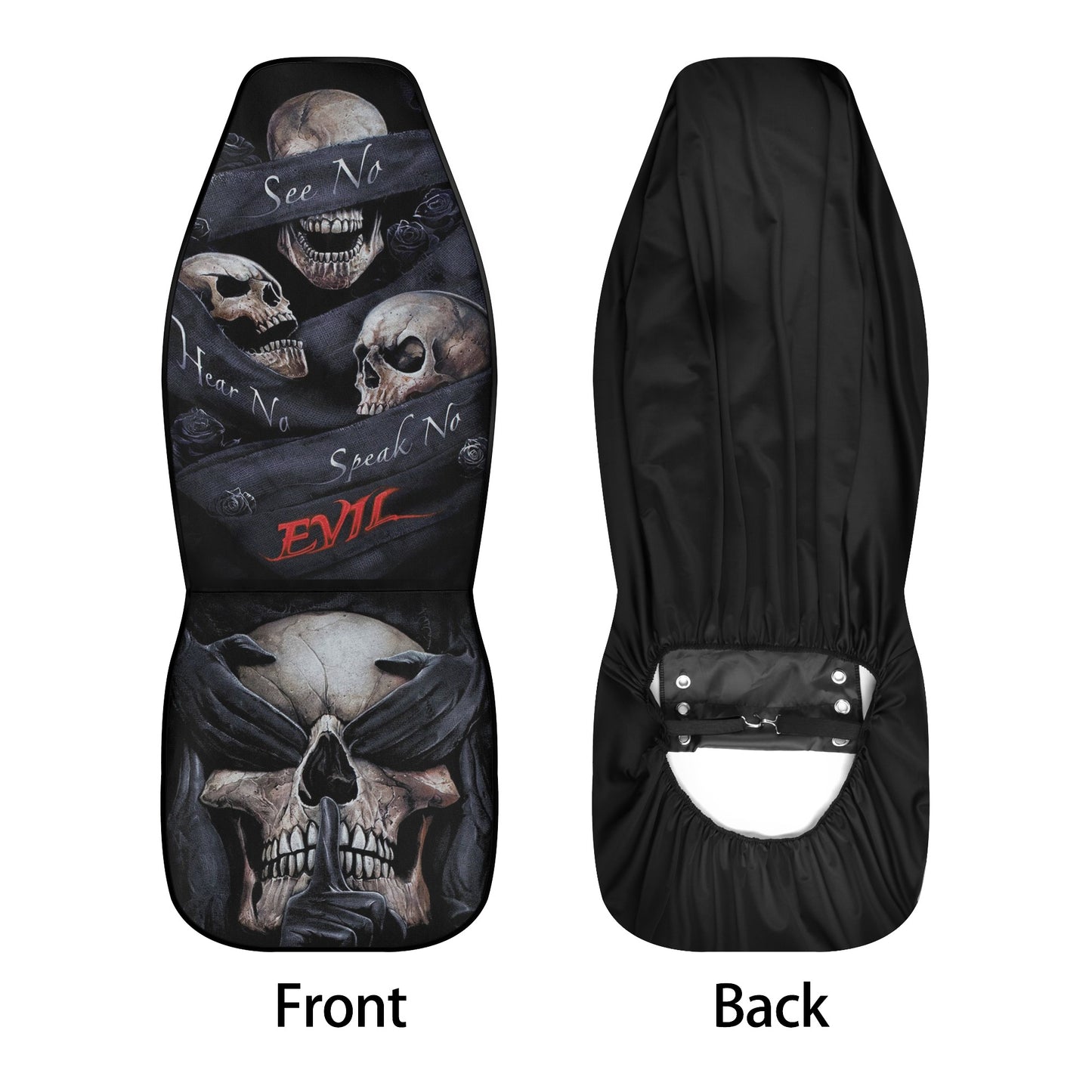 Skeleton car accessories, motorcycle skull car seat , flower skull washable car seat covers, biker skull cover cushion accessories for Cars,