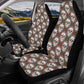 Candy skull car tool, cinco de mayo skull front and back car seat covers, sugar skull girl car seat protector cover, sugar skull girl car se
