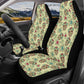 Floral skull car floor mat, grim reaper rug for car, flower skull car rug, skull in fire seat cover for vehicles, evil mat for car, christma