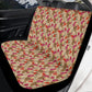 Christmas skull front and back car seat covers, evil seat cover for truck, skull in fire car rug, skull car tool, flower skull car seat cove