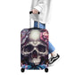 Evil suitcase protector, flaming skull luggage tag, gothic skull suitcase tag, rose skull luggage protector, gothic skull luggage protector, Luggage Cover