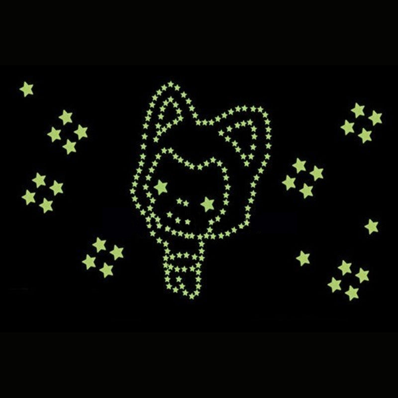 180 Pcs Stars Glow in the Dark Luminous Fluorescent Plastic Cute  Wall Decoration for Kid Home for Wedding birthday Gift
