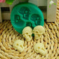 1PC 3D Skull Head Silicone Mold DIY Chocolate Candy Molds Party Cake decorating Tools