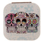 Luxurious Sugar Skull Compact Mirror All-metal Vanity Mirrors for Makeup