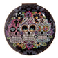 Luxurious Sugar Skull Compact Mirror All-metal Vanity Mirrors for Makeup