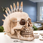1Piece Halloween Resin Skull Collection Bullet Hair Punk Skull Skeleton Head Ornament
