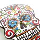 Sugar Skull Wall Clock Modern Design Dia De Los Muertos Day of the Dead Wall Clock Floral Skull Wall Watch