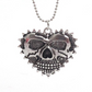 Skull Necklace Punk Vintage European Jewelry Long Sweater Chain Sunshine Heart Pendant Necklaces