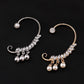 1pcs Right Left Ear Clip Fashion Pearl Pendant  Ear cuff Jewelry Golden Clip On Earrings Ear Cuffs For Women