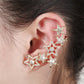 1pcs Right Left Ear Clip Fashion Star Earcuff Jewelry Gold tone Clip On Earrings Ear Cuffs For Women