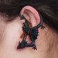 1psc Fashion Punk Gothic Dragon Ear Cuff  Earrings for Women Animal Ear Wrap Cuff Earrings Stud Ear 3 Colors