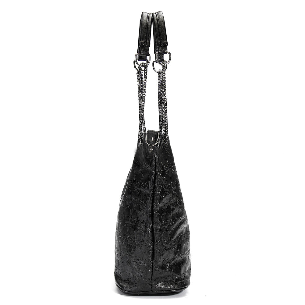 2 x Fashion Skull Women Handbag Shoulder Bag Tote Purse Leather Crossbody Bag