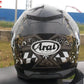 full face helmet run double lens helmet motorcycle helmet stunning color skull