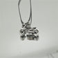 2017 Hot European And American Alloy Skull Motorbike Necklace Rider Biker Pendant Chain Necklaces