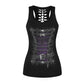 New Design 3D Skeleton Skull Cat Printed Black Tops Hollow Out Sleeveless Tank Vest Tops O-neck Fitness Sporting Tee Shirts