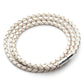 New Fashion 100% Genuine Braided Leather Bracelet Men Women Magnetic Clasps Charm Bracelets Pulseras Male Female Jewelry
