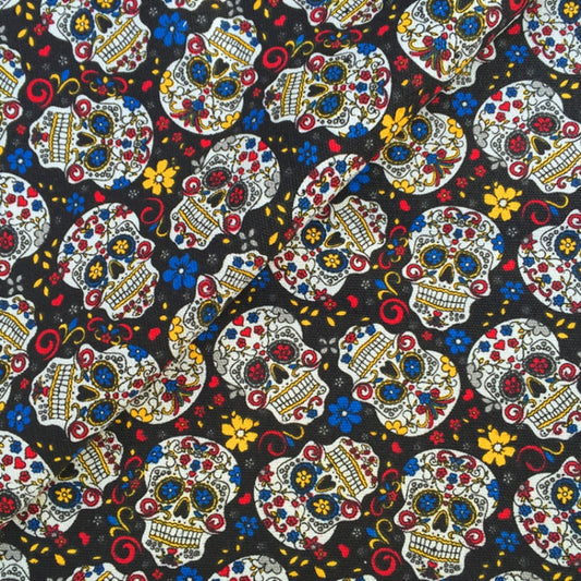 Fabrics Cartoon Skull Handmade cloth