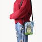 Fashion Messenger Bags for women Punk style Shoulder Bag Children Crossbody Bag for Girl skull style children bag 23x17x5cm