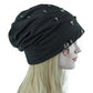 Skullies Caps Slouchy Beanie Cap Cotton Knitted Unisex Hats