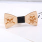 Hot Fashion Mens Wooden Bow Tie Accessory Wedding Party Christmas Gifts Bamboo Wood Bowtie Neck Wear for Men Women cravat