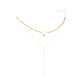 Hot Sale Gold Silver  Sequins Long Tassel Star Choker Necklace Accessories For Women Jewelry Double Layer Chokers