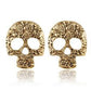 Hot Women's Fashion Maxi Statement Earrings Bijoux Wild Personality Vintage Retro Skull Stud Earrings For Women Jewelry