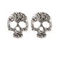 Hot Women's Fashion Maxi Statement Earrings Bijoux Wild Personality Vintage Retro Skull Stud Earrings For Women Jewelry