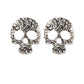 Hot Women's Fashion Maxi Statement Earrings Bijoux Wild Personality Vintage Retro Skull Stud Earrings For Women Jewelry