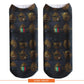 New arrival Women Low Cut Ankle Socks Funny Skull 3D Printing Sock Cotton Hosiery Gothic Punk Shantou Printed Sock