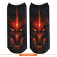 New arrival Women Low Cut Ankle Socks Funny Skull 3D Printing Sock Cotton Hosiery Gothic Punk Shantou Printed Sock