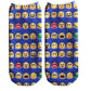 New arrival Women Low Cut Ankle Socks Funny Skull 3D Printing Sock Cotton Hosiery Gothic Punk Shantou Printed Sock