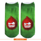 New arrival Women Low Cut Ankle Socks Funny Skull 3D Printing Sock Cotton Hosiery Gothic Punk Shantou Printed Sock