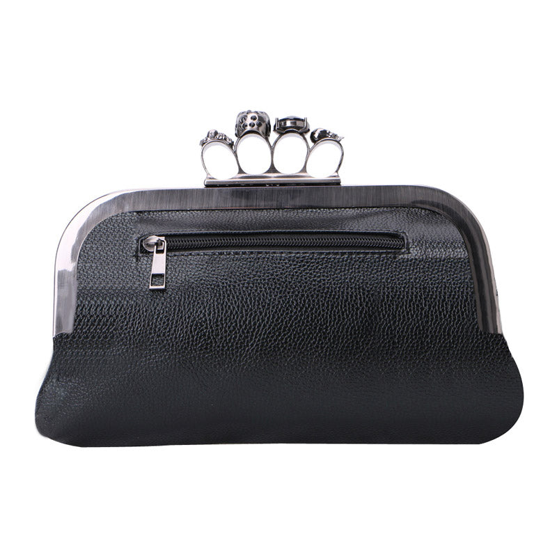 Women Girl Lady Skull Rivet Shoulder Bag Handbag