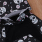 Newborn baby sugar skull clothes suit hooded sweater top+ pants