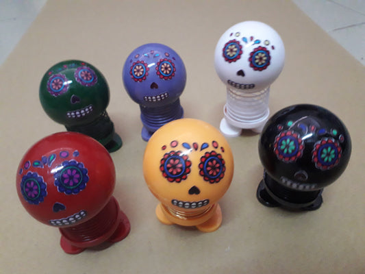 Set of 6 Cute Sugar Skull "Dancers"