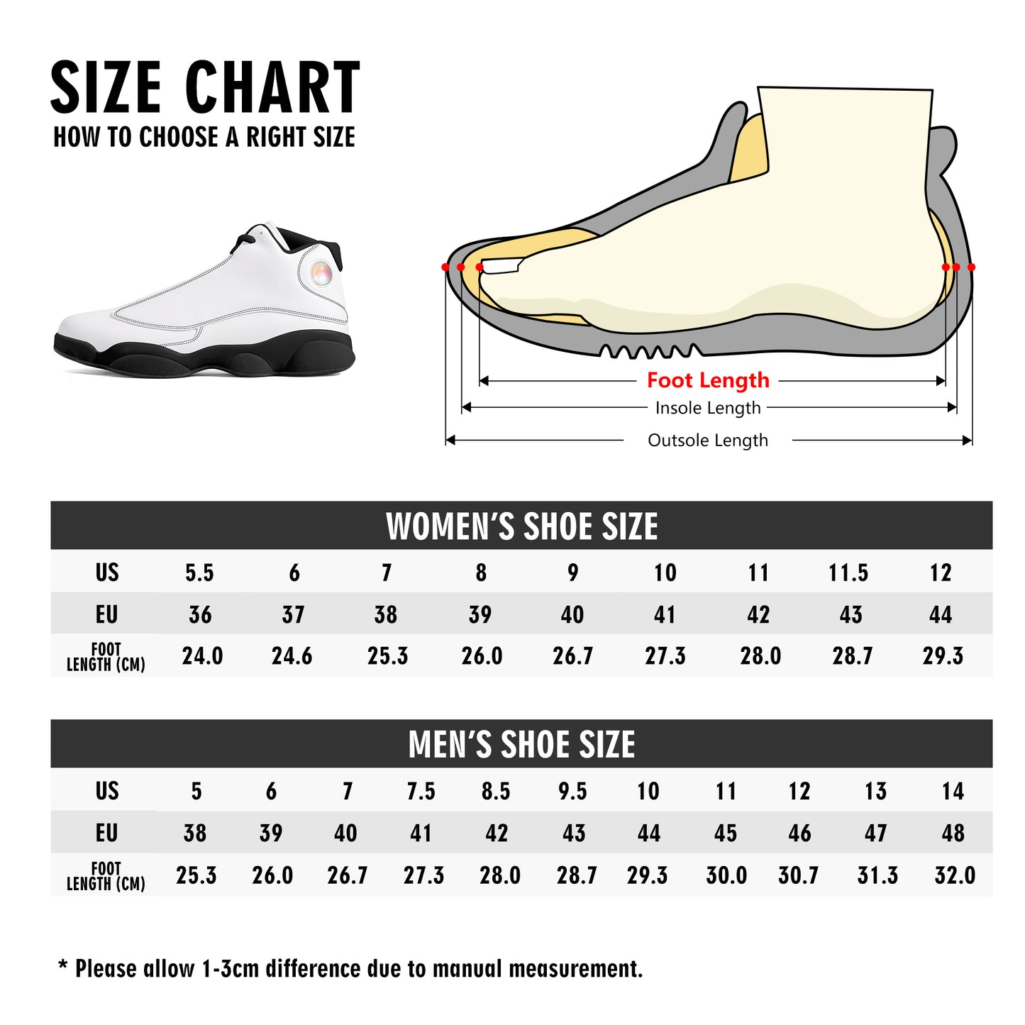 Women's Black Soles Basketball Shoes