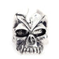 20pcs Skull Ring Punk Vintage skeleton metal zinc alloy silver mens womens mixed rings Jewelry